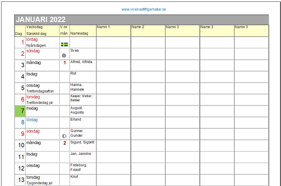 Familjekalender